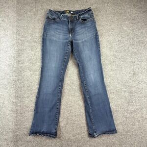 Lee Modern Series Jeans Womens 12 Medium Wash Curvy Bootcut Stretch Denim